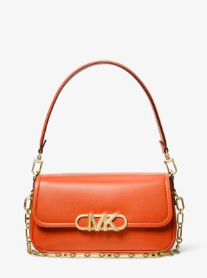 Michael Kors Shoulder bag Orange Leather ref.303208 - Joli Closet