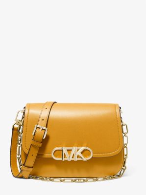 Bolso messenger Parker mediano de piel image number 0
