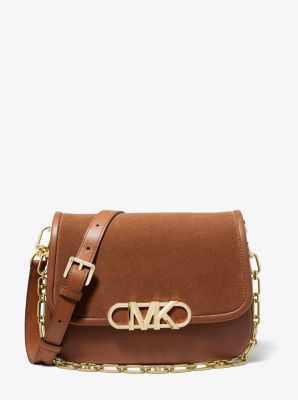 Parker Medium Suede Messenger Bag | Michael Kors