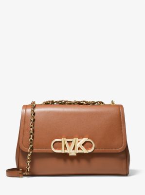 Aria large logo jacquard shoulder online bag