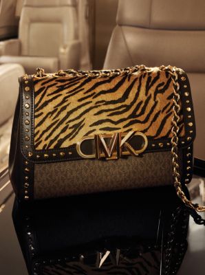 Michael kors zebra store print handbag