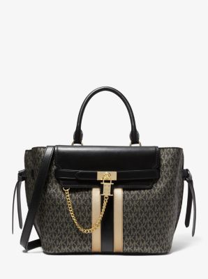 Michael Michael Kors Hamilton Legacy Large Tote Bag In Black