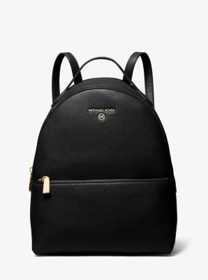 Mk evie medium outlet leather backpack