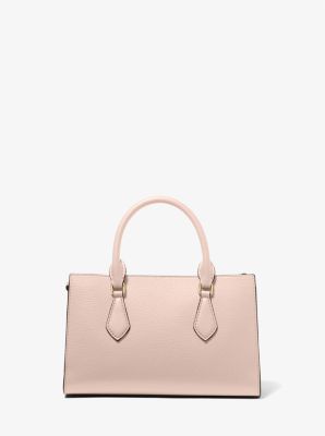 MICHAEL Michael Kors Camille Small Pebbled Leather Satchel, Soft Pink