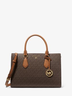 Descubrir 118+ imagen michael kors valerie medium logo satchel