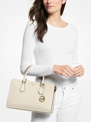 Valerie Medium Pebbled Leather Satchel