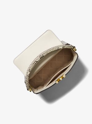 Michael Kors Karlie Medium Leather Satchel Bag