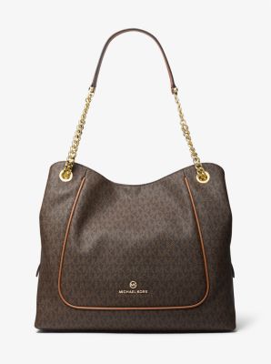 Michael Kors Sienna Large Convertible Shoulder Bag - Luggage