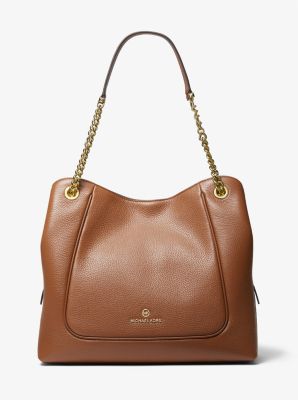 Piper Large Pebbled Leather Shoulder Bag | Michael Kors