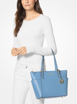 michael kors large zip tote