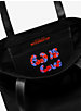 Watch Hunger Stop LOVE Large Cotton Canvas Tote Bag image number 2