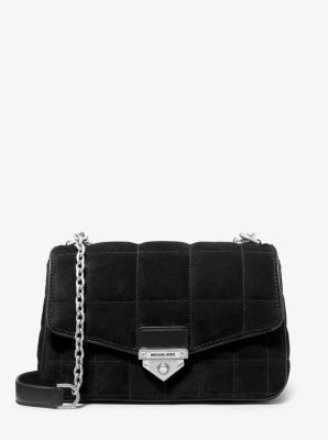 SoHo Large Quilted Suede Shoulder Bag | Michael Kors