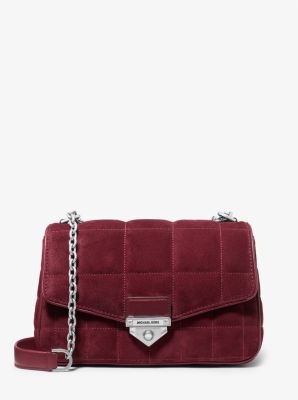 Soho Large Quilted Suede Shoulder Bag | Michael Kors