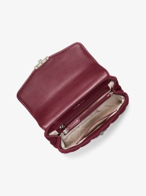 SoHo Large Quilted Suede Shoulder Bag image number 1