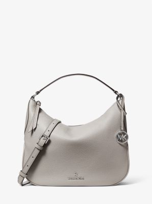 Michael kors grey hot sale leather bag