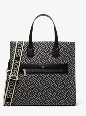 Kempner Large Logo Jacquard Tote Bag Michael Kors