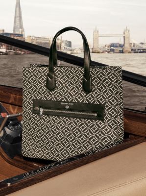 Michael kors jacquard online tote