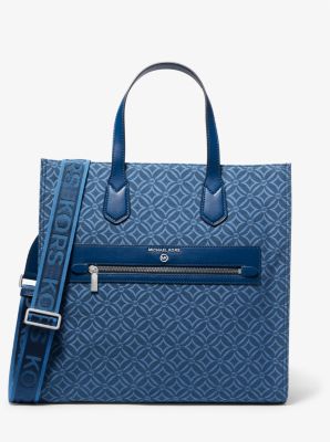 Kempner Large Logo Jacquard Tote Bag