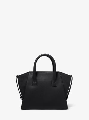 Avril Small Leather Top-Zip Satchel