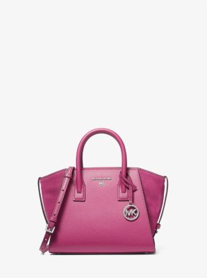 Avril Small Leather Top-Zip Satchel