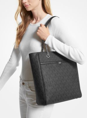 large logo tote