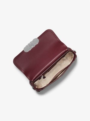 Parker Medium Leather Shoulder Bag in MERLOT | Michael Kors