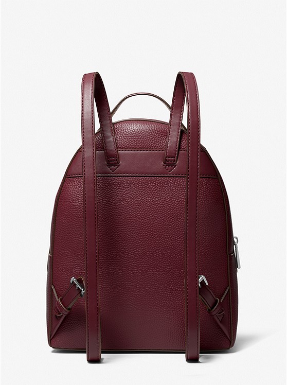 Michael Kors Valerie Medium Pebbled Leather Backpack in Brown Womens Bags Backpacks 
