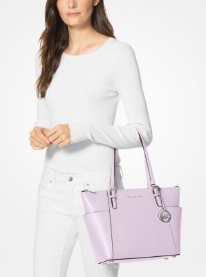 michael kors jet set top-zip saffiano tote