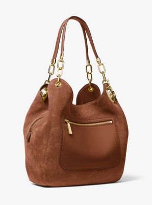 Lillie Large Suede Shoulder Bag image number 2