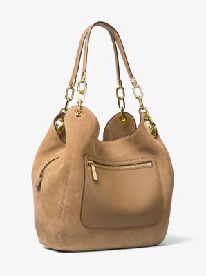 Lillie Large Suede Shoulder Bag image number 2