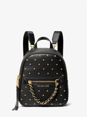 Elliot Extra-Small Studded Leather Backpack | Michael Kors