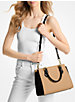 Marilyn Medium Two-Tone Saffiano Leather Satchel image number 2