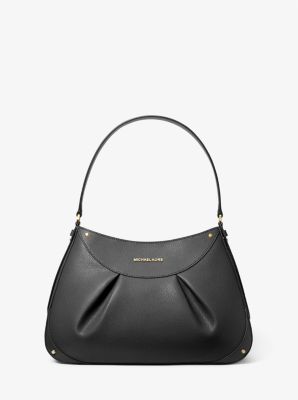 Enzo Medium Pebbled Leather Shoulder Bag image number 0