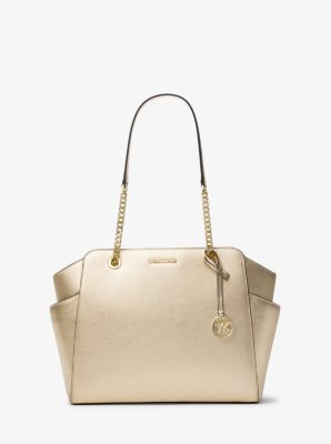 Jacquelyn Medium Logo Tote Bag