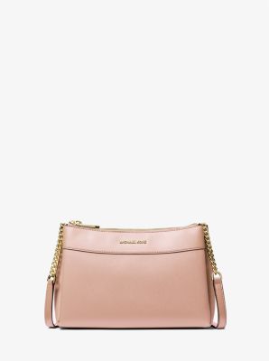 Marilyn Small Metallic Saffiano Leather Crossbody Bag