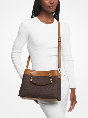 Marilyn Medium Logo Satchel