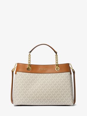 Michael Kors Veronica Medium Logo Dome Satchel