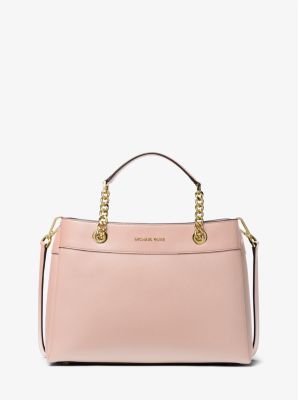 Michael Kors Ciara Large East West Top Zip Tote Pastel Pink Saffiano