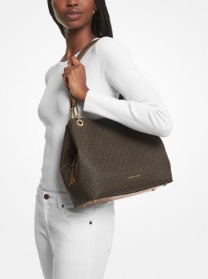 Shopper Kensington Large mit Signature-Logomuster