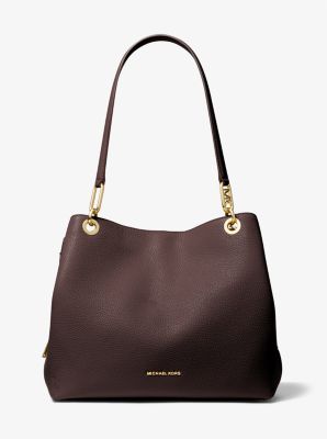 Bolso tote Kensington grande de piel granulada image number 0