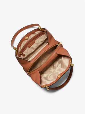 Grand cabas Kensington en cuir grainé