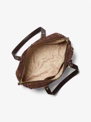 Grand sac fourre-tout Astor en cuir clouté image number 1