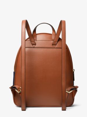 Brooklyn Medium Denim and Leather Backpack image number 2