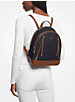Brooklyn Medium Denim and Leather Backpack image number 3