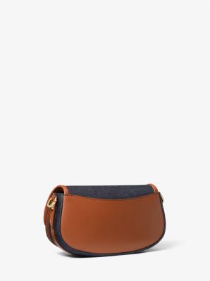 Mila Small Denim Shoulder Bag image number 2