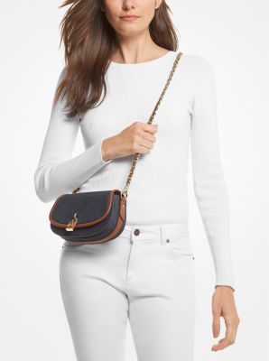 Michael Kors Michael Kors Mila Small Leather Shoulder Bag 258.00