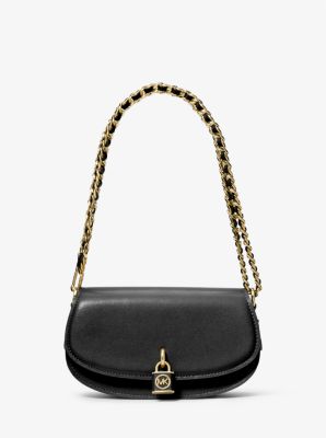 Mila Small Leather Shoulder Bag image number 5