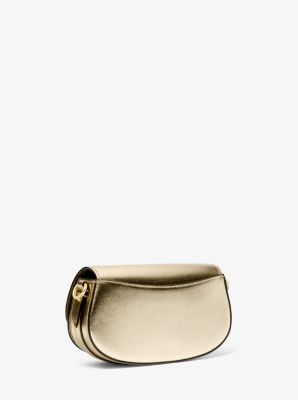 Mila Small Metallic Leather Shoulder Bag image number 2