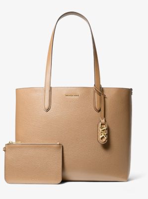 Eliza Extra-Large Pebbled Leather Reversible Tote Bag