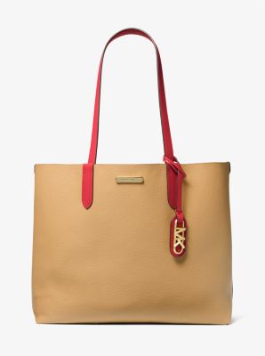 Eliza Extra-Large Pebbled Leather Reversible Tote Bag